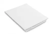 Cearceaf pentru saltea de patutlandou copii Sensillo 90x40cm,din bumbac jersey cu elastic roata Alb