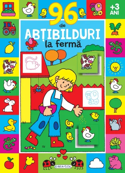 Carte cu 96 de abtibilduri la ferma