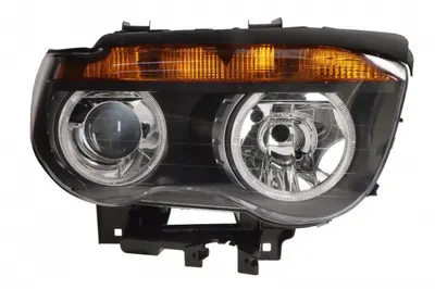 Far dreapta H7 H7 P21W W5W, electric, cu motor, culoare interior negru, culoare semnalizator: galben potrivit BMW 7 E65, E66, E67 -03.05