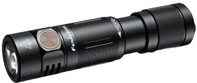 Lanternă cu breloc Fenix - E05R, negru