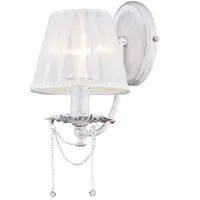Aplica Diamant Elegant Lolita,1 x E14, 230V, D.15cm,H.29 cm,Auriu-Alb