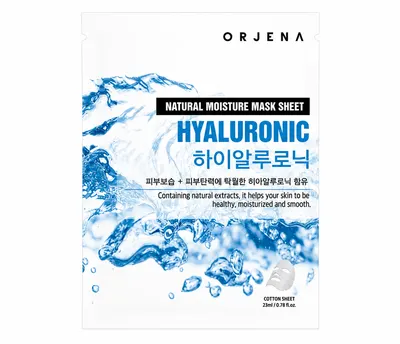 Orjena Masca tip servetel Natural Moisture Mask - Hyaluronic, 23 ml