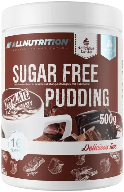 Sugar Free Pudding, ciocolată, 500 g, AllNutrition