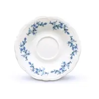 Farfurioară albă/albastră din porțelan ø 12 cm Retro – BonBistro
