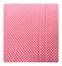 Paturica dubla de vara bebelusi DeLuxe 98x78 cm Buline pe roz
