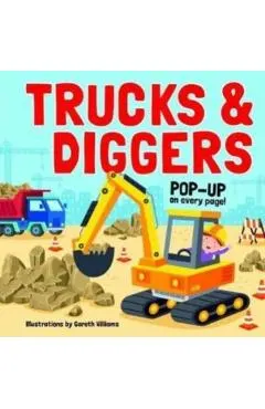 Trucks & Diggers: Pop-Up Book