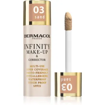 Dermacol Infinity fond de ten cu acoperire ridicată SPF 15