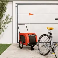 Gossi remorca bicicleta animale companie portocaliu/negru oxford/fier