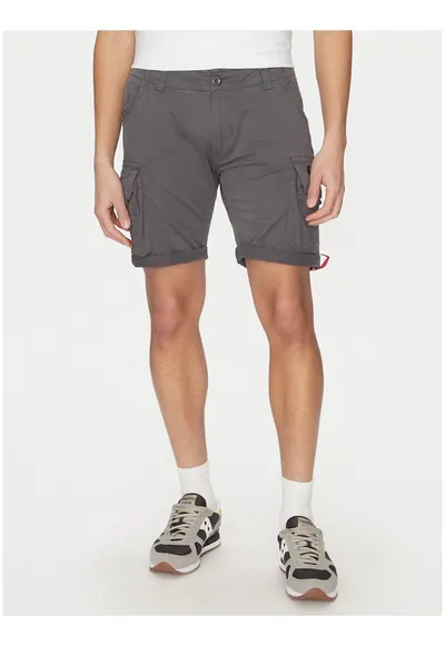 Pantaloni scurti barbati - bumbac - Gri