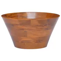 vidaXL Chiuvetă, Φ40x20 cm, lemn masiv de tec