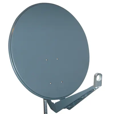 Antena satelit 85cm/80cm,Al,40dB,sup.dubl.LNB incl.,antracit