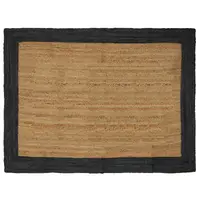 vidaXL Covor de zonă Gri închis 120 x 170 cm Iută
