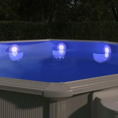 Gossi lampa led plutitoare de piscina, cu telecomanda, multicolor