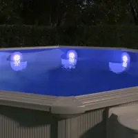 Gossi lampa led plutitoare de piscina, cu telecomanda, multicolor
