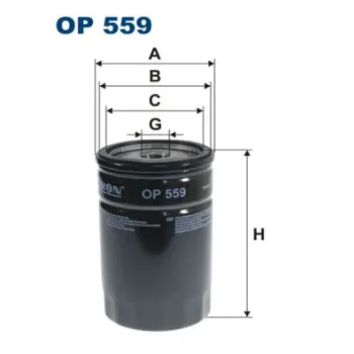 Filtru ulei FILTRON OP 559