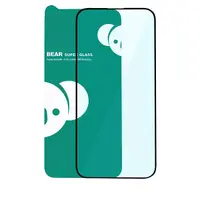 Folie de protectie Ecran Bear Super Hard pentru Apple iPhone 17 Air, Sticla Securizata, Full Glue, 3D, Neagra