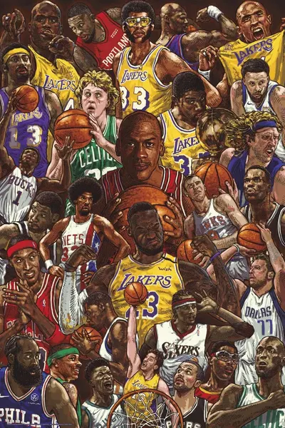 Poster Erik Sports: Basketball - Superstars