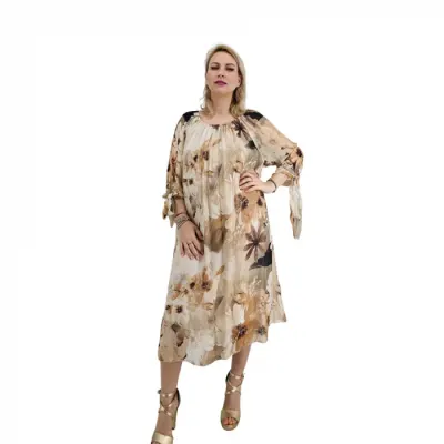 Rochie dreapta tip matase Mariana 16