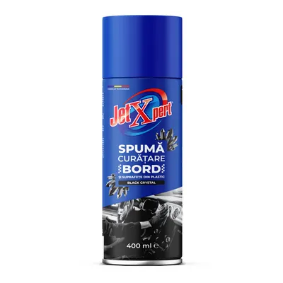 Solutie de Curatare Bord Auto Spuma Black Cristal Jetxpert 400ml