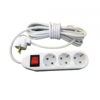Prelungitor cu intrerupator 5M 3P Ceramic Ipee