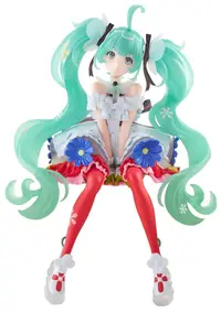 Statuetă FuRyu Animation: Hatsune Miku - Flower Dress Miku (Japan Tour), 14 cm