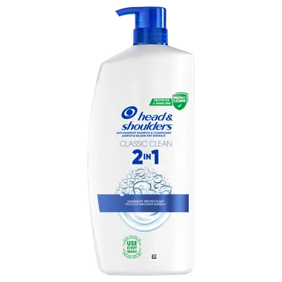 Sampon pentru par normal anti-matreata Classic Clean 2 in 1, 800ml, Head&Shoulders