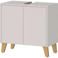 Dulap sub chiuvetă crem cu aspect mat 60x59 cm Arnea – Germania