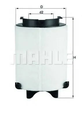 Filtru aer MAHLE ORIGINAL LX 1566 1