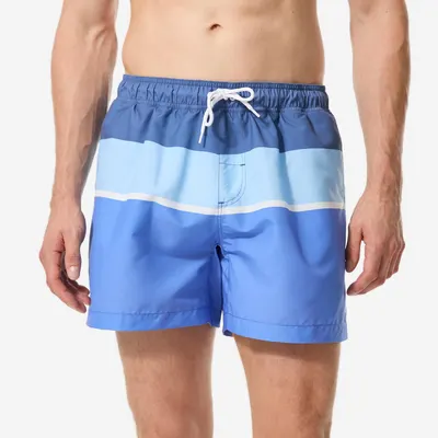 Șort de baie scurt Boardshort surf 15" 100 Strippy Bărbați
