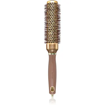 Olivia Garden Expert Blowout Speed Gold&Brown perie rotundă pentru păr 35mm 1 buc