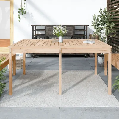 vidaXL Măsuță de grădină, 159,5x82,5x76 cm, lemn masiv de pin