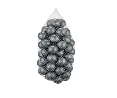 Set 100 bile din plastic PlayCity diametru 6 cm Grey