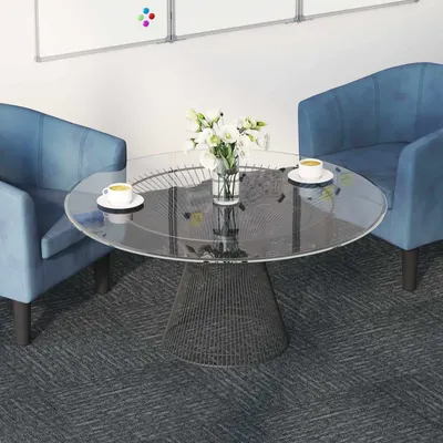 vidaXL Placă de carpetă Gri Cer 50 x 50 cm 36 buc. PP și bitum
