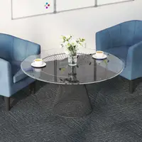 vidaXL Placă de carpetă Gri Cer 50 x 50 cm 36 buc. PP și bitum