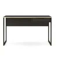 Birou Tvilum Function Plus, 130x48 cm, negru