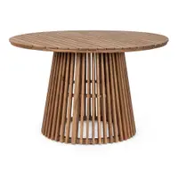 Masă de grădină rotundă din lemn de acacia ø 120 cm Rodano – Bizzotto