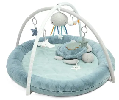 Saltea de activități pentru bebeluși Mamas &amp; Papas - Welcome to the world, albastru