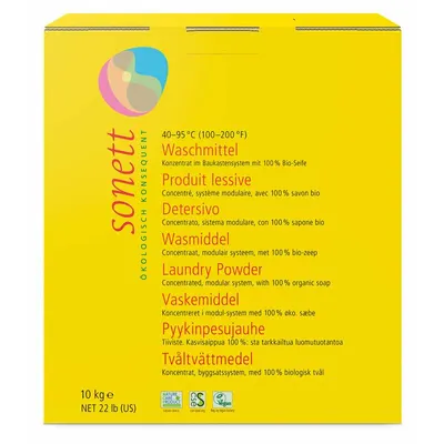 Detergent praf pentru rufe ecologic 10kg Sonett