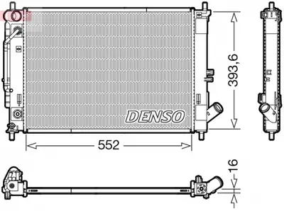 Radiator motor potrivit HYUNDAI ELANTRA V 1.6