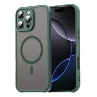 Husa MagSafe pentru Apple iPhone 16 Pro Max, Techsuit, HaloFrost II, Verde