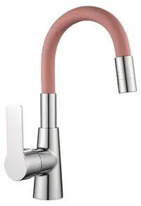 Baterie Inter Ceramic - Alisado, 124211 7113, cu cioc flexibil, roz