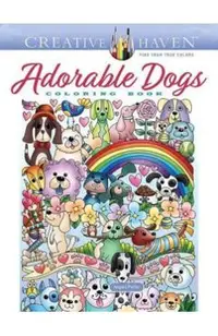 Creative Haven Adorable Dogs Coloring Book