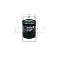 Filtru ulei MAHLE ORIGINAL OC 521