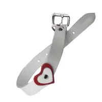 Zgarda Caine Streetside Inima 1.6/40 cm Alb Nr 1