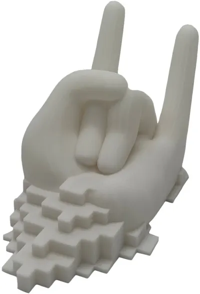 Print 3D 3D Morph Lab - Suport pentru controler, manual, jos, alb
