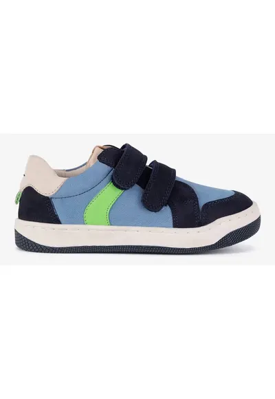 Pantofi baieti 5903698181073 - Piele nabuc - Albastru - Albastru