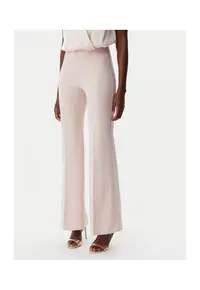 Pantaloni dama - 305318398 - Poliester - Roz - Roz