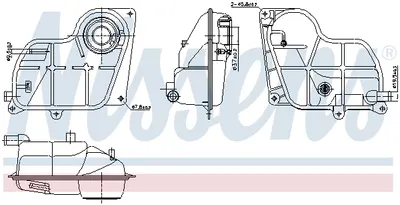 Vas expansiune racire (cu senzor nivel) potrivit AUDI A4 B5, A6 C5, A8 D2 11.94-01.05