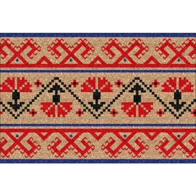 Covoras Intrare, Cauciuc si Fibre Cocos, Dreptunghiular, Diverse Modele, 45 x 75 cm, Grunberg