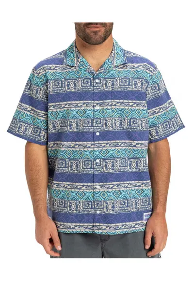 Camasa cu model geometric Global Heat